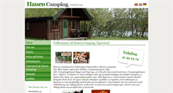 Desktop Screenshot of hauencamping.no